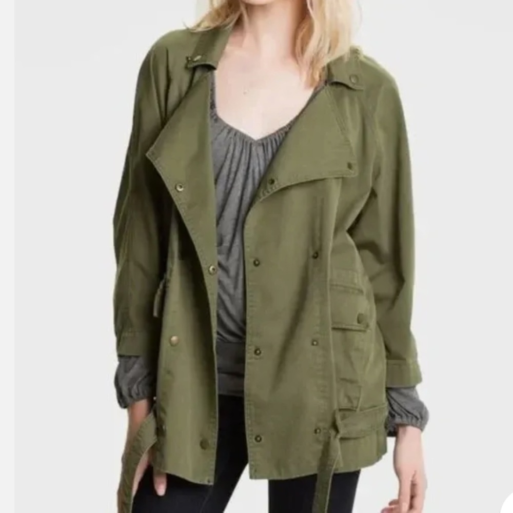 Current/Elliott The Infantry green utility military‎ jacket designer Medium